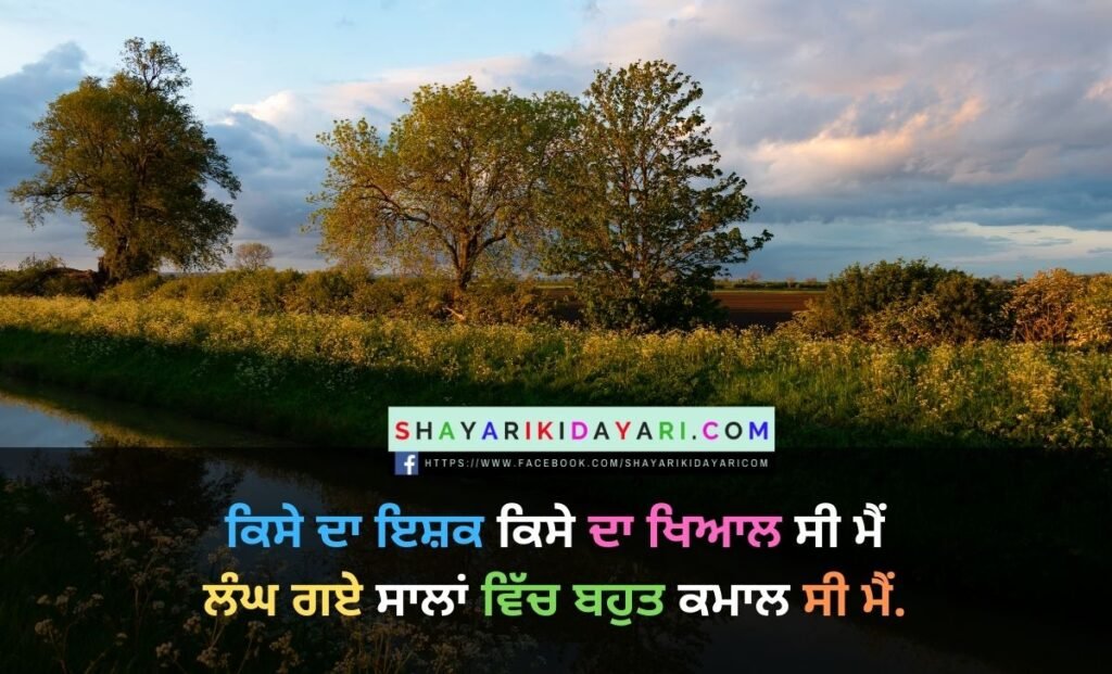 punjabi love shayari 2 lines