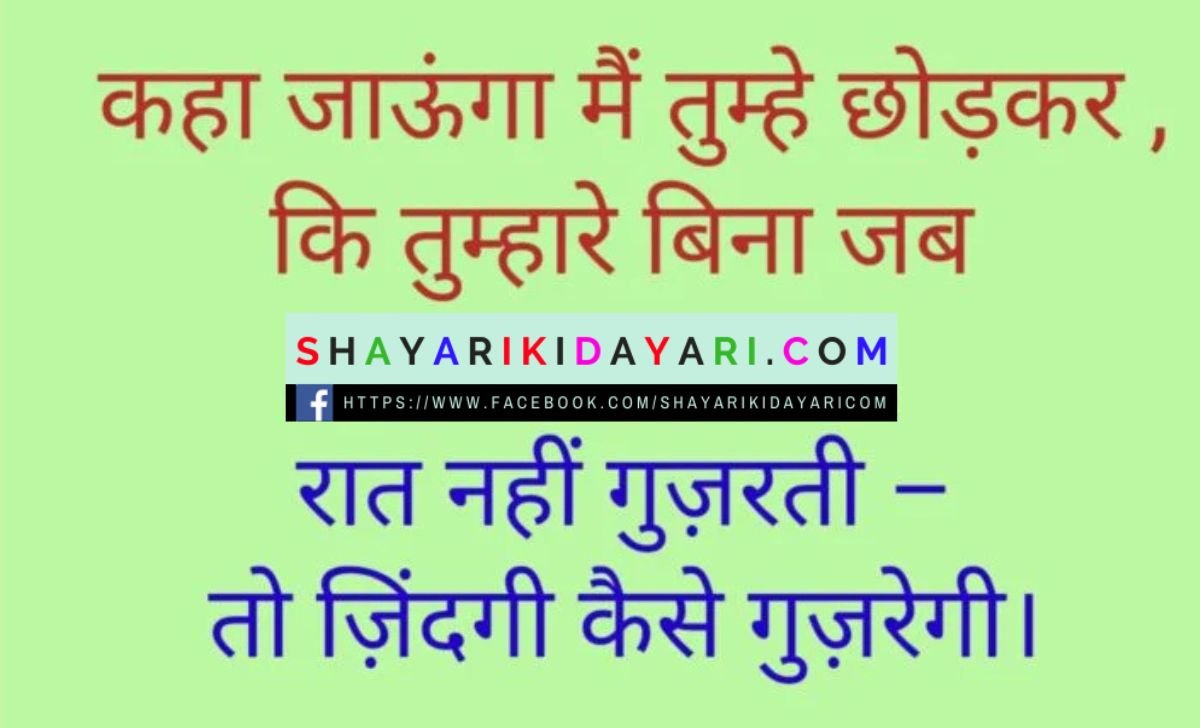 मिलकर बिछड़ना शायरी